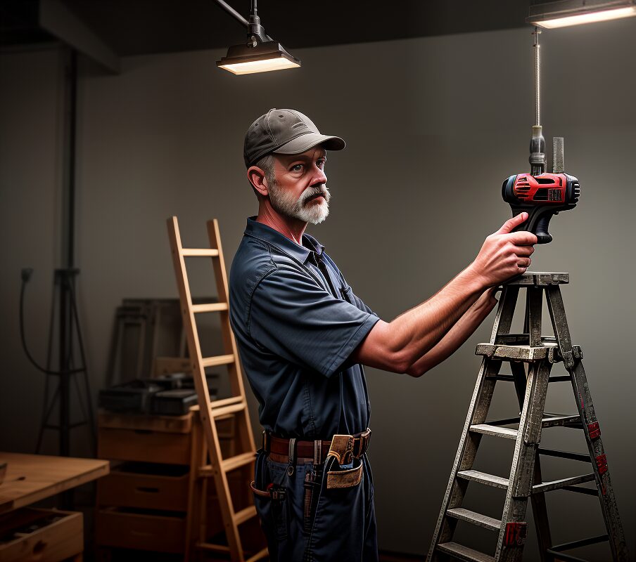 Man at work